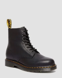 1460 Ambassador Leather Lace Up Boots in Black
