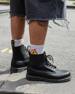 1460 Ambassador Leather Lace Up Boots in Black