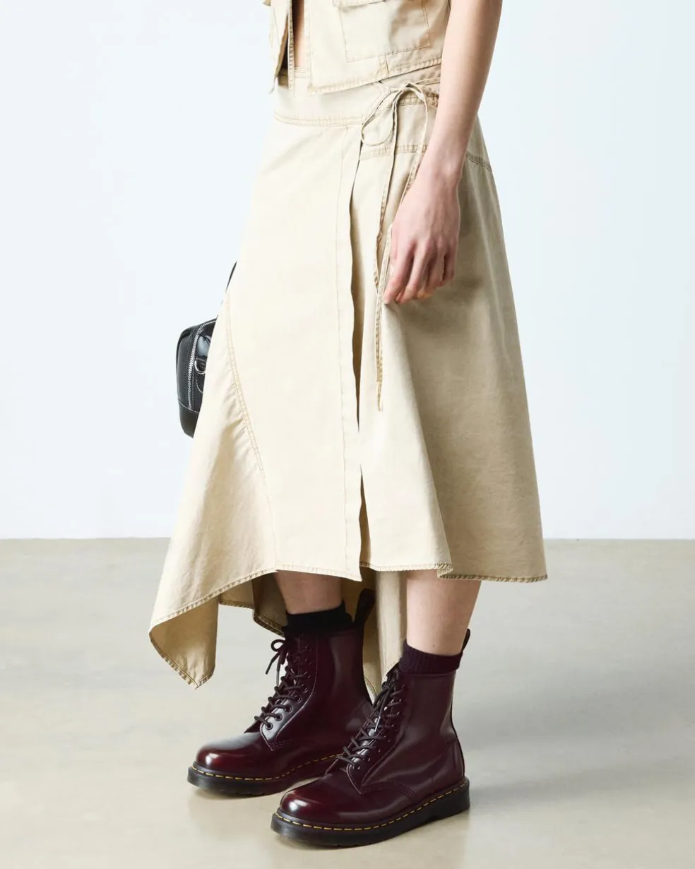 1460 Arcadia leather boots in Cherry Red Arcadia