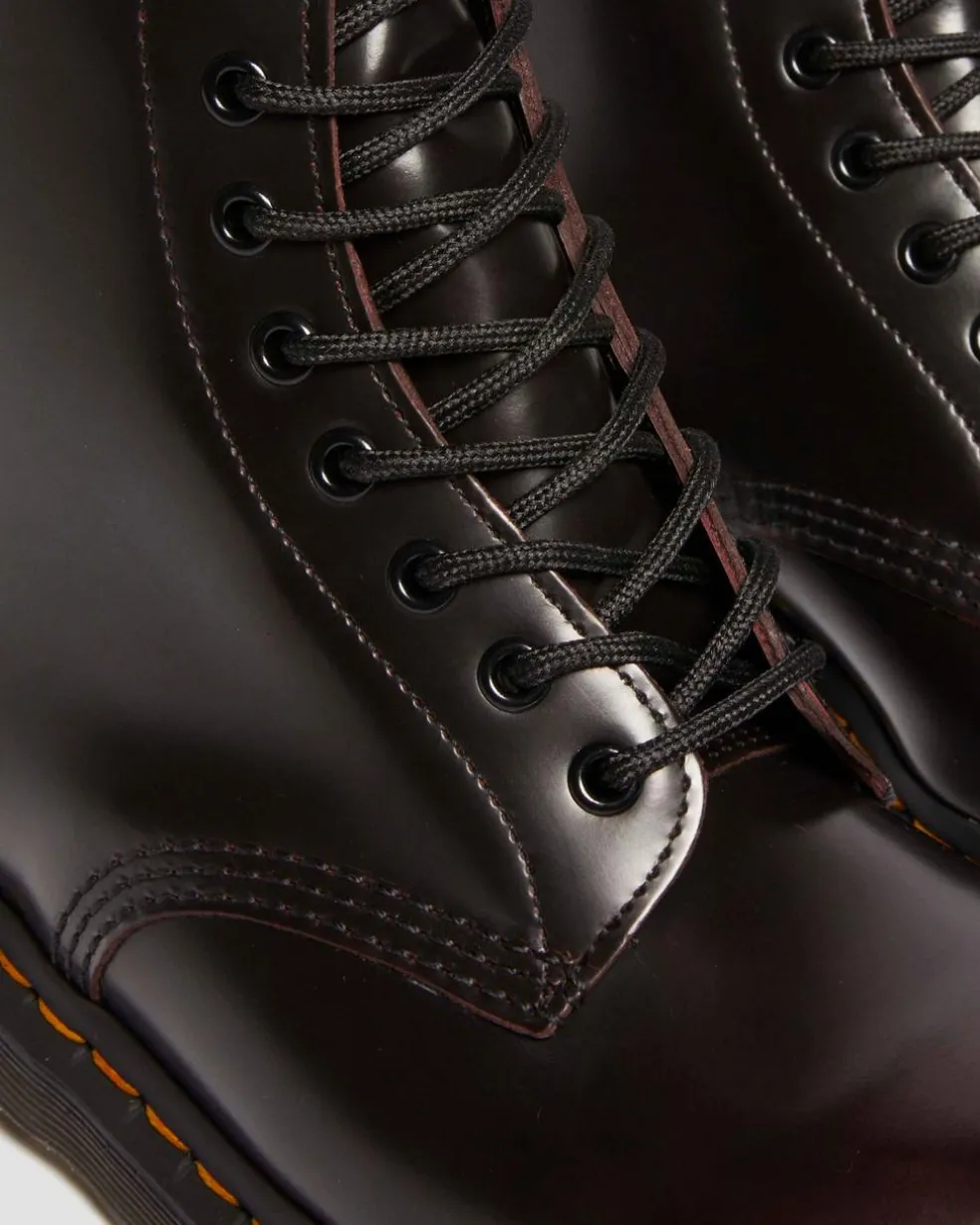 1460 Arcadia leather boots in Cherry Red Arcadia