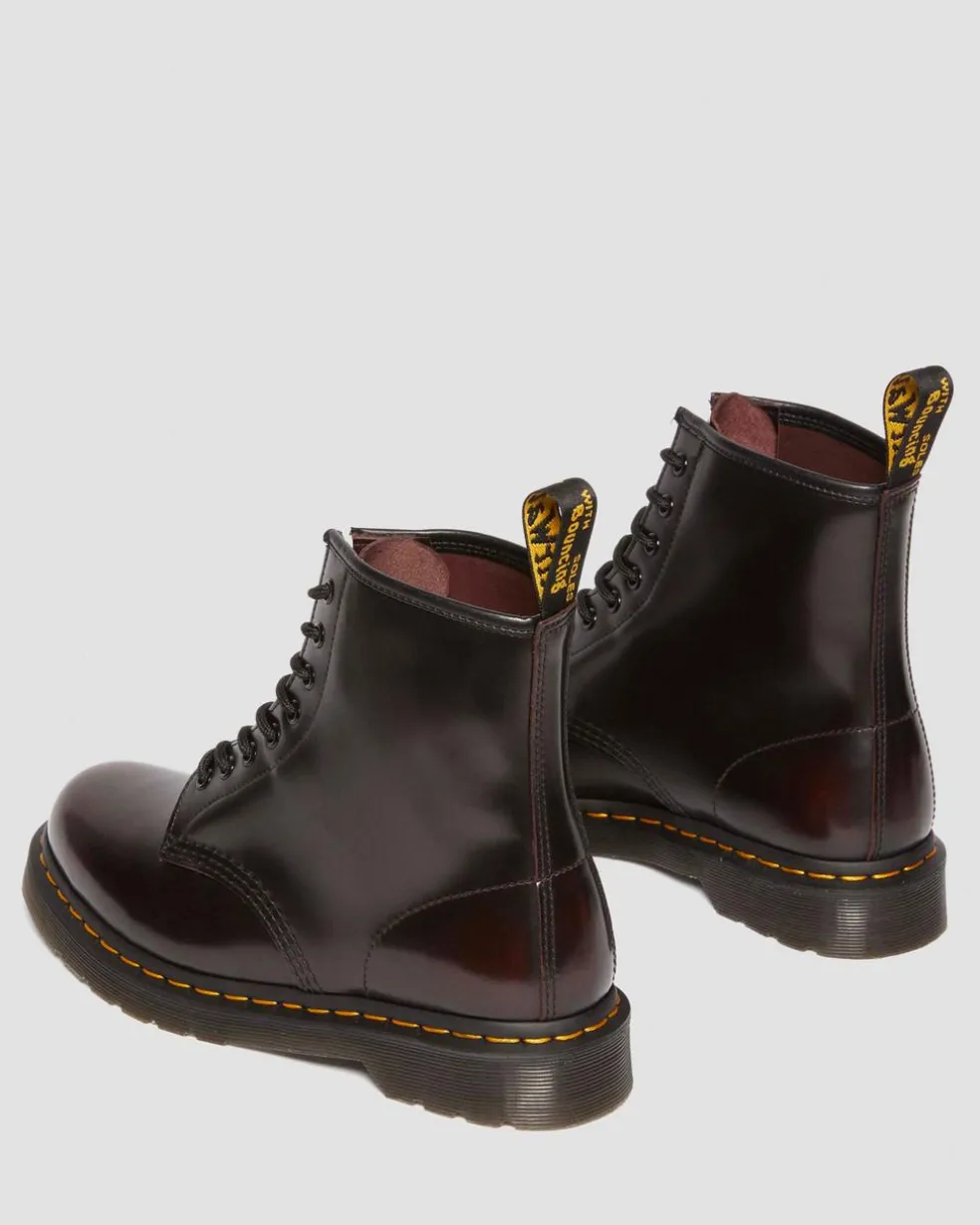 1460 Arcadia leather boots in Cherry Red Arcadia