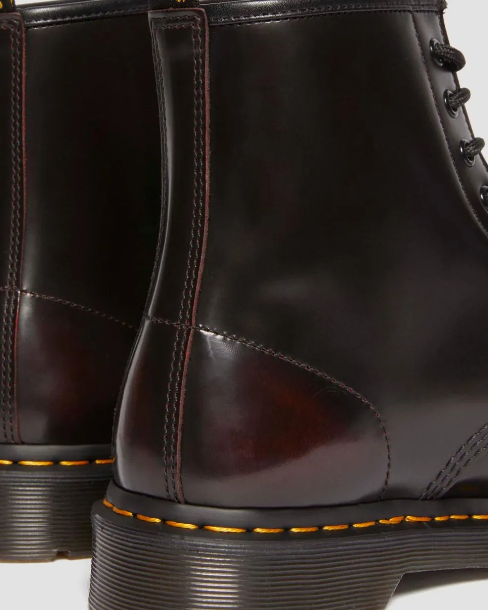 1460 Arcadia leather boots in Cherry Red Arcadia