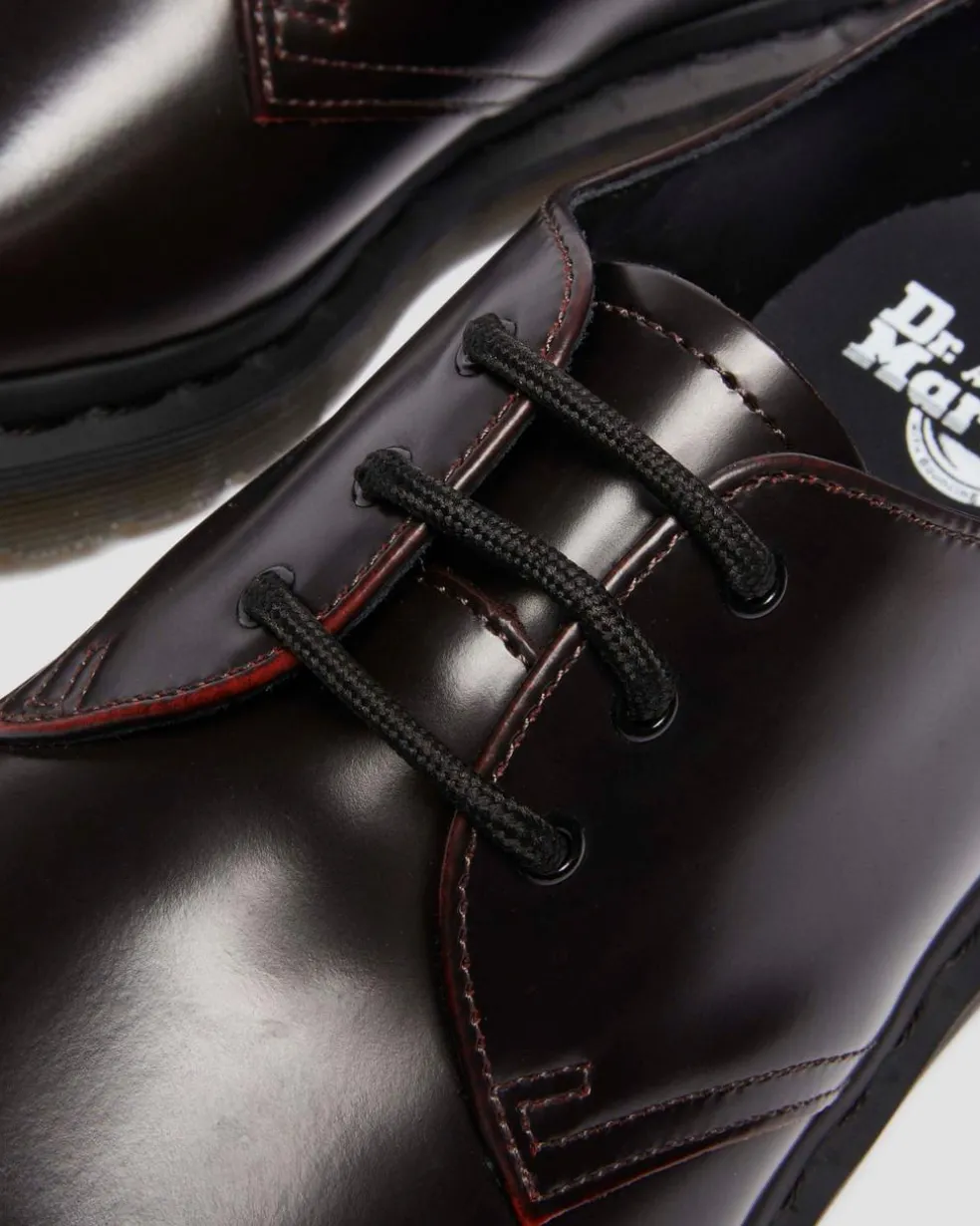 1461 Arcadia Leather Shoes in Cherry Red Arcadia