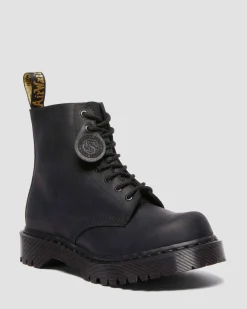 1460 Bex Made In England Bump Toe Leather Boots in Black