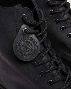 1460 Bex Made In England Bump Toe Leather Boots in Black