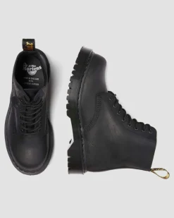 1460 Bex Made In England Bump Toe Leather Boots in Black