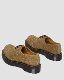 1461 Bex Made in England Emboss Suede Oxford Shoes in Savannah Tan