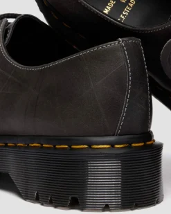 1461 Bex Made In England Natural Grain Bump Toe Shoes in Gunmetal