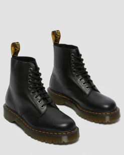 1460 Bex Pisa Leather Lace Up Boots in Black
