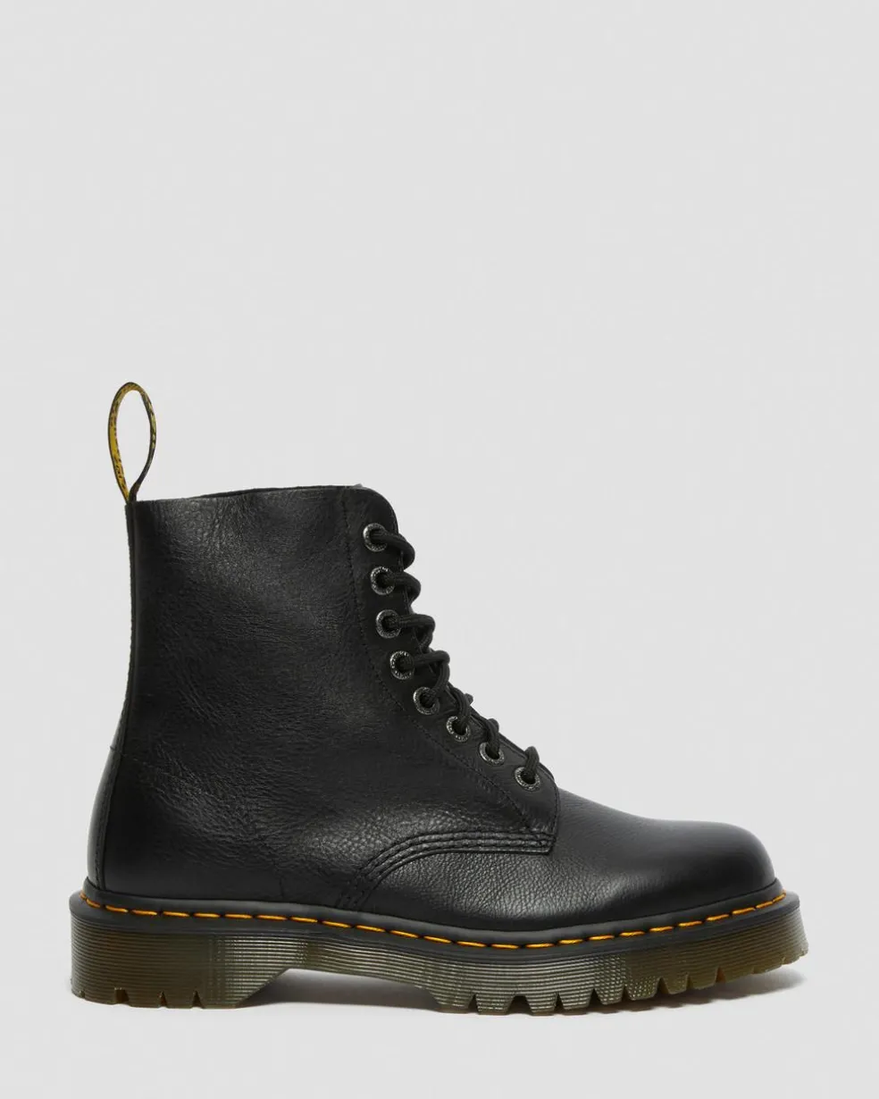 1460 Bex Pisa Leather Lace Up Boots in Black