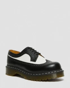 3989 Bex Smooth Leather Brogue Shoes in Black
