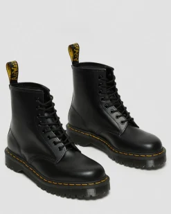 1460 Bex Smooth Leather Lace Up Boots in Black