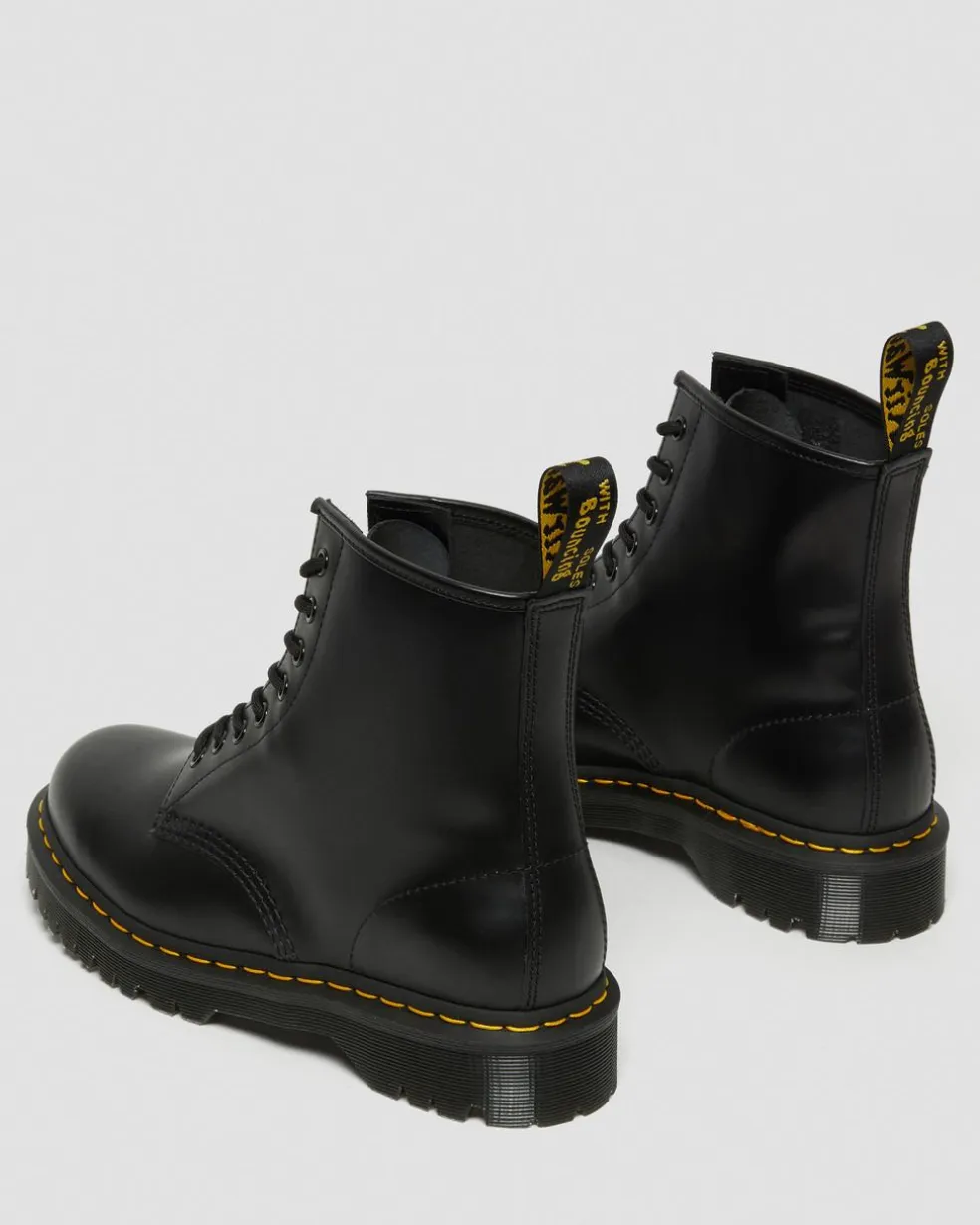 1460 Bex Smooth Leather Lace Up Boots in Black