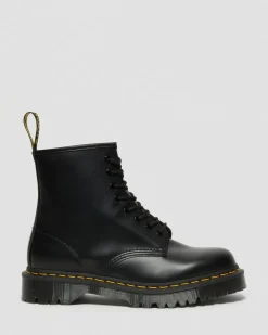 1460 Bex Smooth Leather Lace Up Boots in Black