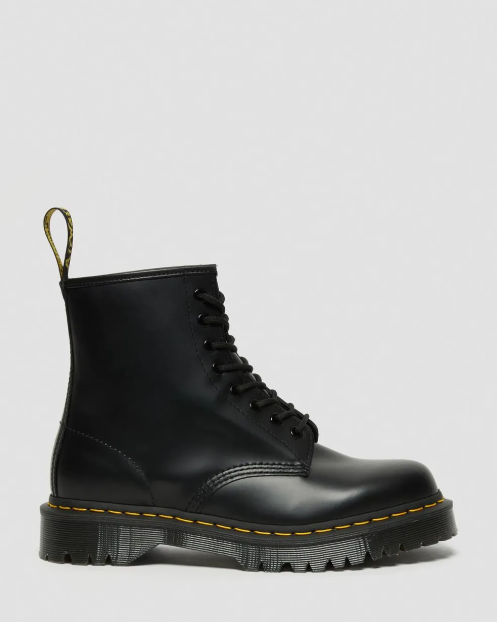 1460 Bex Smooth Leather Lace Up Boots in Black