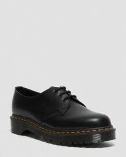 1461 Bex Smooth Leather Oxford Shoes in Black
