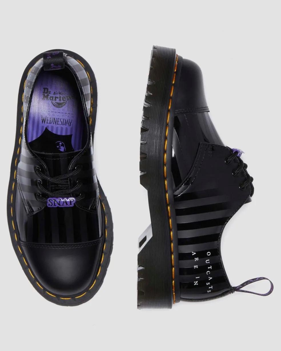 1461 BEX WEDNESDAY PLATFORM SHOES in Black