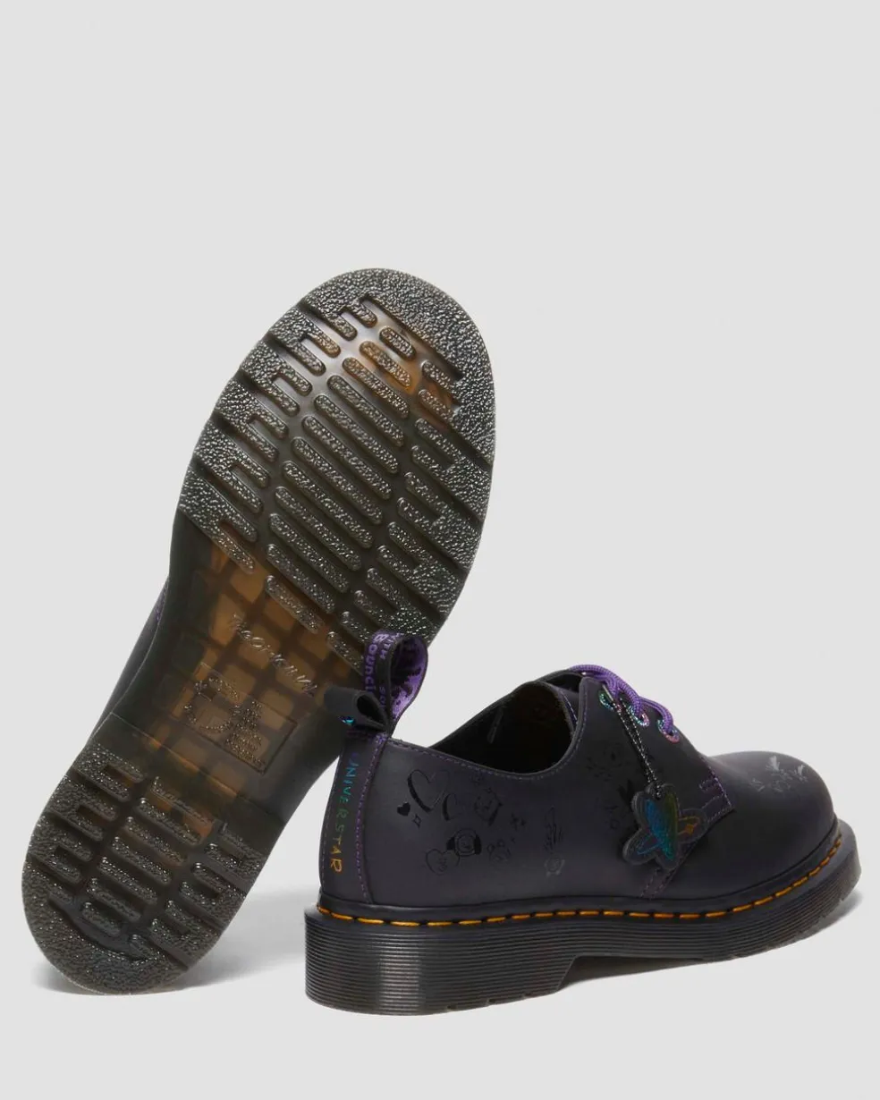 1461 BT21 Leather Oxford Shoes in Black
