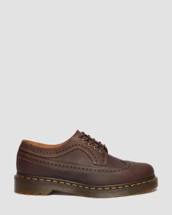 3989 Crazy Horse leather brogue shoes in Dark Brown