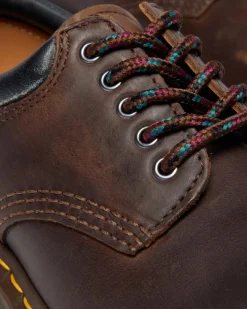 8053 Crazy Horse Leather Casual Shoes in Dark Brown