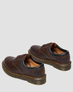 8053 Crazy Horse Leather Casual Shoes in Dark Brown