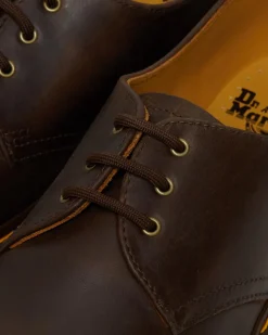 1461 Crazy Horse Leather Oxford Shoes in Brown