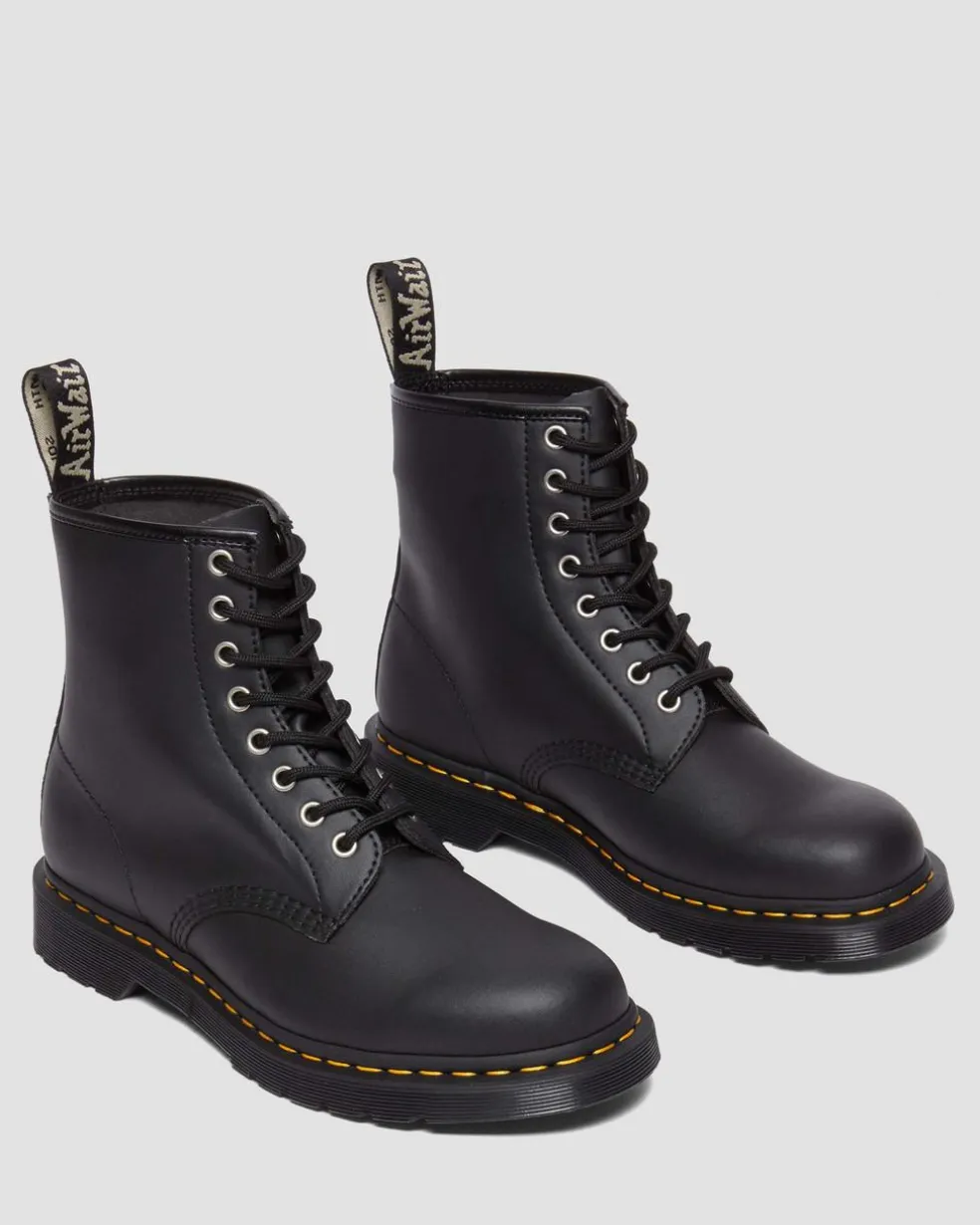 1460 Genix Nappa Reclaimed Leather Lace Up Boots in Black
