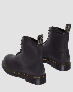 1460 Genix Nappa Reclaimed Leather Lace Up Boots in Black