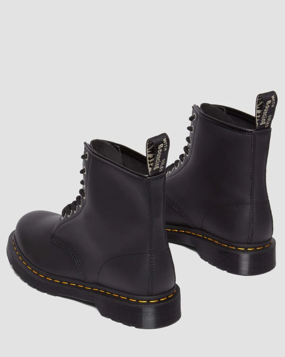 1460 Genix Nappa Reclaimed Leather Lace Up Boots in Black