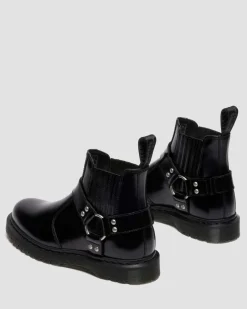2976 Harness Analine Leather Chelsea Boots in Black
