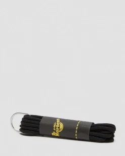55 Inch Round Shoe Laces (8-10 Eye) in Black