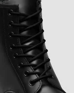 55 Inch Round Shoe Laces (8-10 Eye) in Black