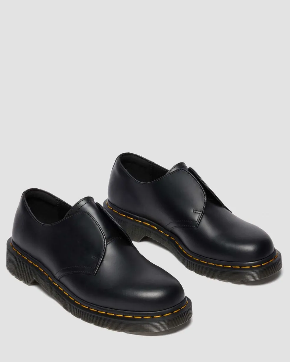 1461 Laceless Smooth Leather Shoes in Black