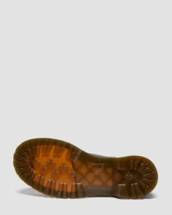 2976 Leonore II Faux Fur Lined Grizzly Leather Chelsea Boots in Dark Brown