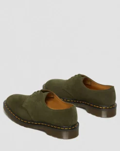 1461 Made in England Buck Suede Oxford Shoes in Green