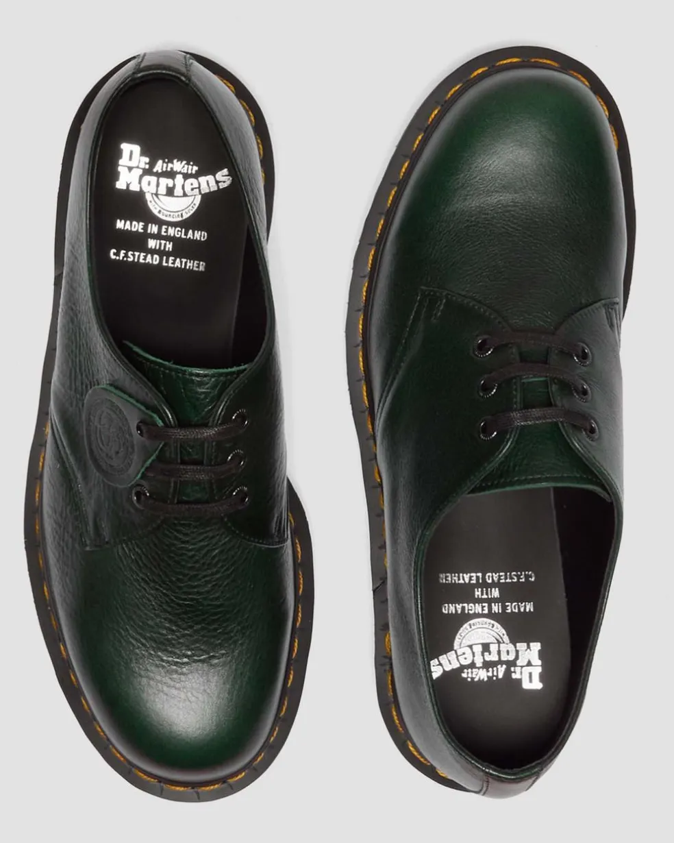 1461 Made in England Buckingham Leather Shoes in Dms Green