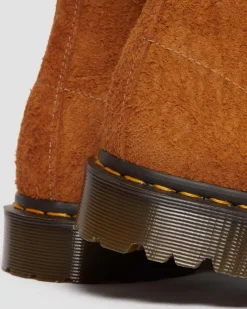 101 Made in England Hardware Suede Ankle Boots in Burnt Yellow