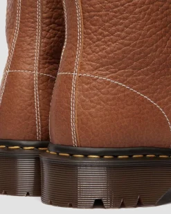 1460 Made In England Soft Boa Embossed Leather Bump Toe Boots in Desert Tan