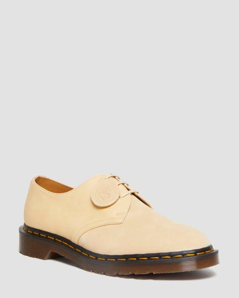 1461 Made in England Suede Oxford Shoes in Mustard