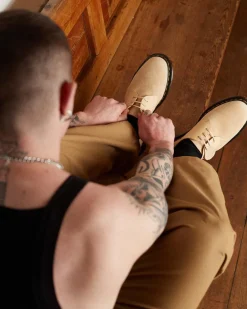 1461 Made in England Suede Oxford Shoes in Mustard