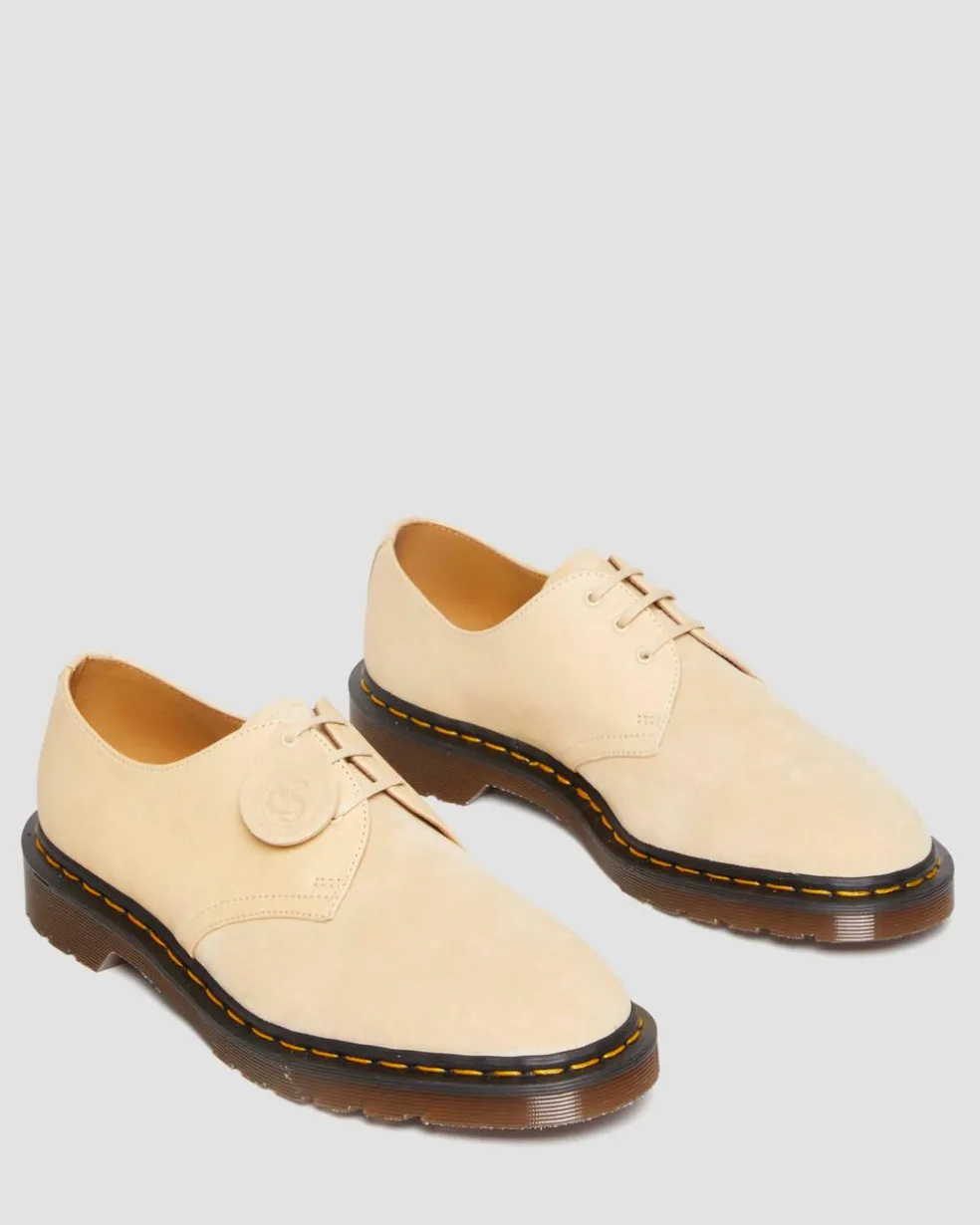 1461 Made in England Suede Oxford Shoes in Mustard