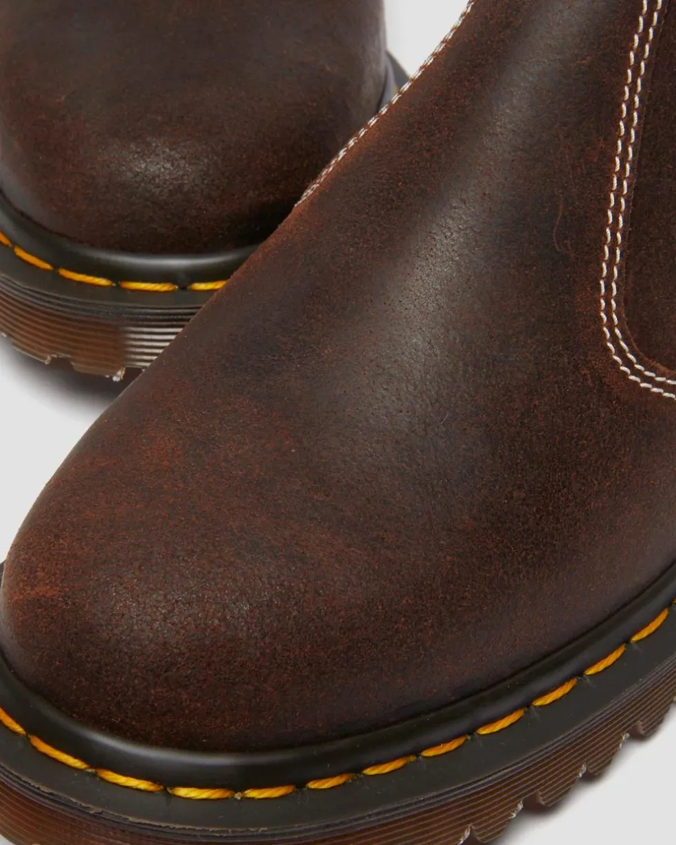 2976 Made in England Wax Commander Chelsea Boots in Brown
