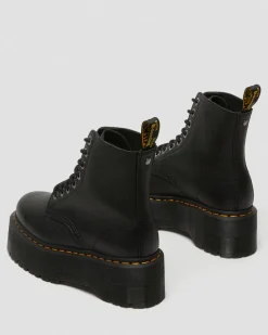 1460 Max Leather Platform Boots in Black