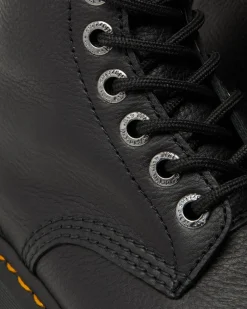 1460 Max Leather Platform Boots in Black