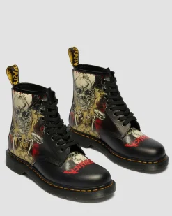 1460 Metallica Skull Lightning in White & Multi