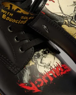 1460 Metallica Skull Lightning in White & Multi