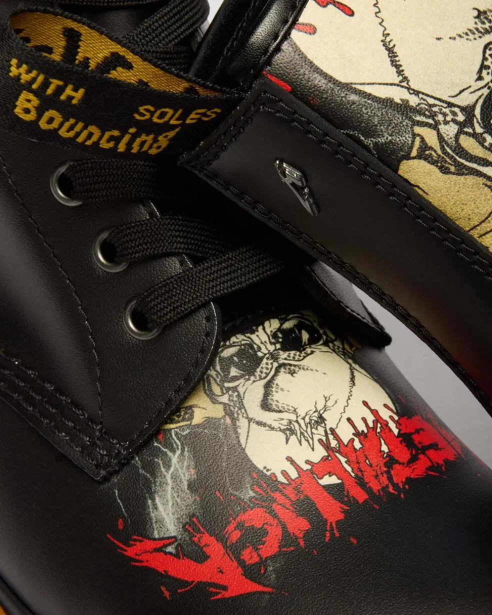 1460 Metallica Skull Lightning in White & Multi