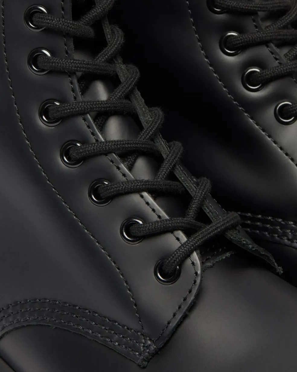 1460 Mono Smooth Leather Lace Up Boots in Black