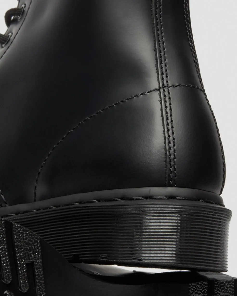 1460 Mono Smooth Leather Lace Up Boots in Black