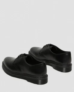 1461 Mono Smooth Leather Oxford Shoes in Black
